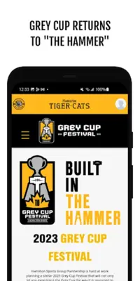 Hamilton Tiger-Cats All Access android App screenshot 0